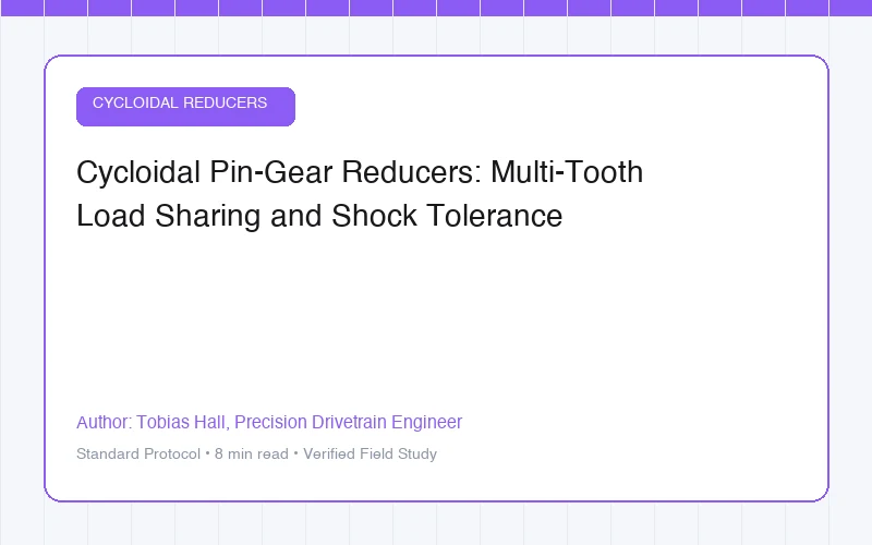 Cycloidal Pin-Gear Reducers: Multi-Tooth Load Sharing and Shock Tolerance